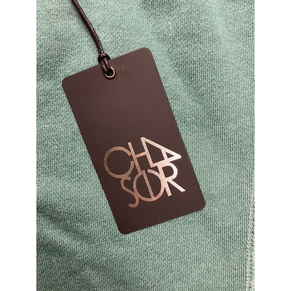 CHASER Teal Green Vintage Wash Sweatpants Joggers Elastic Waist Drawstring S New - Picture 3 of 8